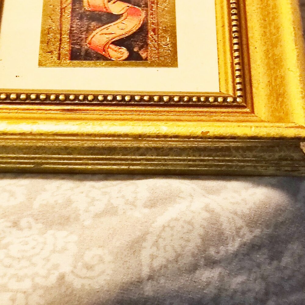 Pier 1 print -Soliel detail - gilded 17th-18th century atlas imagery SKU#1501885 - Picture 14 of 14